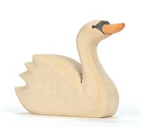 Ostheimer - 15902 - Schwan, Kopf hoch, Holz, Handarbeit, 8,2cm x 6,5cm x 2,5cm