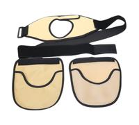 Ostomy Bag Covers, 2Pcs Moisture Wicking Fabric Ostomy Belt Waterproof Adjustable Washable & Reusable Colostomy Bags for Women Men.