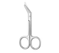 Ostomy Bag Scissor - Stoma Pouch Shear with Blunt Round Tip for Colostomy Ileostomy Care, Stainless Steel, 4.4" L, 1Pcs