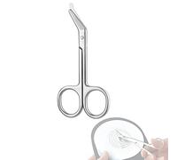 Ostomy Bag Scissor - Stoma Pouch Shear with Blunt Round Tip for Colostomy Ileostomy Care, Stainless Steel, 4.4" L, 1Pcs