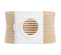 Ostomy Band, Beige Elastic Support Belt for Abdominal Support, Fish Silk Material, with 3.15 in / 8 cm Appliance Opening