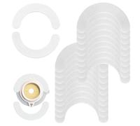 Ostomy Barrier Strips, Coloplast Barrier Strips, 20PCS Stoma Bag Skin Barrier Strip, Elastic Pressure StomaStrips for Active Lifestyle, 14cm Length 8.4cm Width Non-Woven Fabric