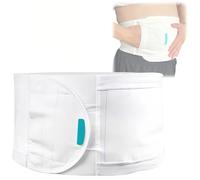 Ostomy Belt 6.5in Wide, Adjustable Ostomy Support Belt, Abdomen Band Stoma, Cuttable Hole Diameter, Post Operative Care After Surgery(XXX-Large)