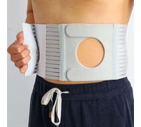 Ostomy Belt, Medical Abdominal Ostomy Suppl, Preventing The Stoma Hernia and Reinforce Ostomy Wraps for Colostomy & Ileostomy Bag Holder - Post Operative Care, Fit for Men & Women Upgraded16cm XL
