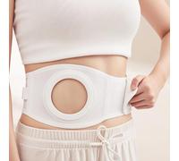 Ostomy Belts, Available in 2 Hole Sizes, Adjustable Ostomy Support Belt, Suitable for Both Men and Women, Prevents Parastomal Hernia(X-Large)