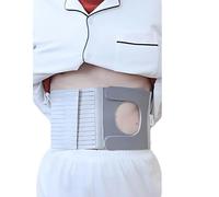 Ostomy belts, Colostomy Belt, Adjustable Umbilical Hernia Belt, Umbilical Hernia Belts for Women, Can be Pasted Abdominal Binder, Abdominal Binder for Men(L)