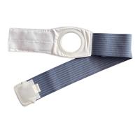 Ostomy Belts, High Elastic Ostomy Support Belt with 2.8in Hole, Adjustable Abdominal Binder, Reduce Parastomal Hernia and Reinforce Bags(Large)