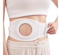Ostomy Colostomy Belt, Abdominal Hernia Belt for Men Women, Adjustable and Washable for Colostomy Patients for Post Operative Care After Surgery(XL)