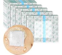 Ostomy Shower Cover Waterproof Ostomy Bag Covers Shower Guard Stoma Shower Shields Colostomy Bathing Bags Shower Protector Adhesive Bandage with Non-Stick Pad for Showering 12"x14" 7 Pcs