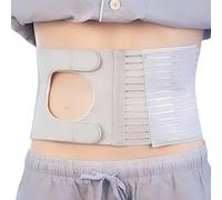 Ostomy Support Belt, Adjustable U-Shaped Colostomy Belt, Breathable Post-Operative Care Ostomy Supplies, Helps Protection and Reinforce Stoma Bags(Large)