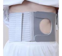 Ostomy Support Belt, Breathable Colostomy Belt, Post-Surgery Ostomy Supplies with Adjastable Stoma Bag Hole, Preventing The Stoma Hernia(Medium)