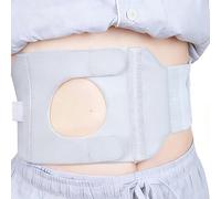Ostomy Support Belt, Ostomy Belts for Men Women, Adjustable Stoma 2.4-3.1in, Reduce Parastomal Hernia, Abdominal Binder, Supplies After Surgery(Small)