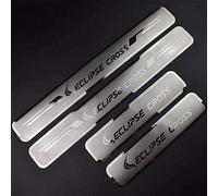 OSTREY 4pcs Stainless Steel Car Door Sill Protector for M-itsubishi Eclipse Cross 2018 2019,Non-Slip Anti Scratch Scuff Guard Threshold Cover Pedal Sticker Trim Styling Accessories