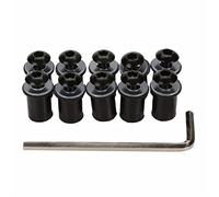 OSTREY Bolt screw Motorcycle Windshield Bolts Fairing Mountings Windscreen Screws For H&ONDA NC750 NC 750 NC750S NC750X NC 750S/X(Color:Black- Silver)