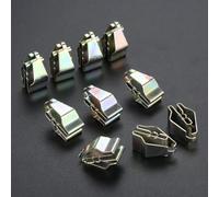 OSTREY Car trim clips 10Pcs Metal Clips Universal Car Interior Door Trim Panel Clip Fasteners Fixed Retainer Buckle Rivets Auto Interior Accessories For