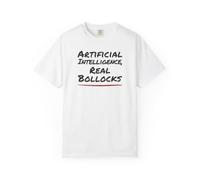 Ostrich Designs Artificial Intelligence, Real B*llocks Tee