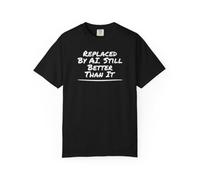Ostrich Designs Replaced By AI. Still Better Than It Tee | Funny, Leaving, Office, Novelty, Unisex