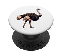 Ostrich - Farm Farming Farmer Favorite Zoo Animal PopSockets Adhesive PopGrip