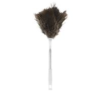 Ostrich Feather Duster With Extendable Handle, Multipurpose Reusable Feather Cleaning Brush Tool for High Ceiling Light Window Blind Car Interior Dusting