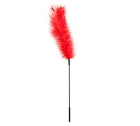Ostrich Feather Tickler - Red