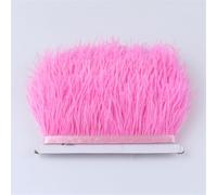 Ostrich Feather Trim Trims Fluffy Natural Ostrich Feathers Fringe Ribbon 6-18 Cm Wedding Party Dress/Skirt Decor 05 Pnnrk 10-15 CM