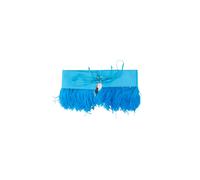 Ostrich Feathers Belt, female, The Attico, Belts, Blue, ONE SIZE, Accessories ONE SIZE