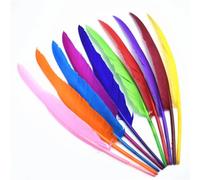 Ostrich Feathers Pheasant Chicken Turkey Peacock Feather Handicraft Accessories 8 ya cui 20 pcs [22 Tuo Bei,20 pcs]
