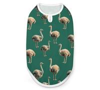 Ostrich Funny Dog Vest Cute Sleeveless Pet Shirt Pullover Cats T-Shirts Tank Tops M