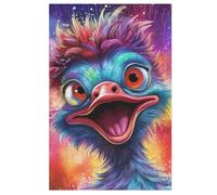 Ostrich Jigsaw Puzzles 1000 Pieces Puzzle Adults Game Jigsaw Toys Teenagers Gifts Wall Decoration (78×53cm)