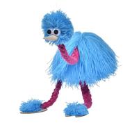 Ostrich Marinette Puppet - Handcrafted Marionette String Toy for Kids Use | Wooden Control Stick Fabric Bird Figure Educational Stage Performance Theatre Play Accessory Set Kids 14.17x7.87x1.57 in