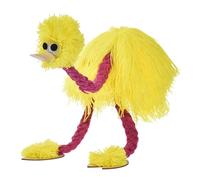 Ostrich Puppet - 14.17 Inch Plush Toy | Fabric Hand Doll - Colorful Nodding Head Puppet for Storytelling, Teaching, and Stage Play, Fun Educational Toy Stimulating Children’s Creativity and Imaginatio