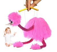 Ostrich Puppet Strings - Handmade Marionettes Toys For Kids | Plush Funny Clown Doll | Realistic & Cute For Pretend Play, Storytelling, Birthday Parties & Theater