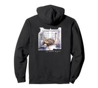 Ostrich Standing in Living Room: Tanzania Wildlife Design Pullover Hoodie