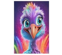 Ostrich Wooden Jigsaw Puzzle for Adults 1000 Piece Jigsaw Puzzles for Kids Challenging Game （78×53cm）