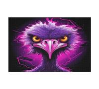 Ostrich Wooden Jigsaw Puzzles 1000 Piece Puzzle For Adults. Challenging To Complete But Fun And Humorous Jigsaws （75×50cm）