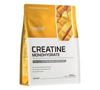 Ostrovit Creatine Monohydrate Package of 1 x 300g with Taurine and Vitamin B6 - No Aspartame and Sugar (Mango)