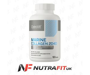 OSTROVIT MARINE COLLAGEN 2040 fish type I skin hair joints support 90 caps