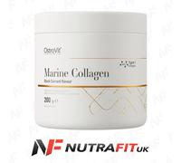 OstroVit Marine Collagen 200 g - Hydrolyzed Peptide Powder, ~50 Servings black currant