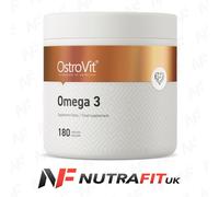 OSTROVIT OMEGA 3 fish oil fatty acids EPA DHA vit E eye brain heart support caps