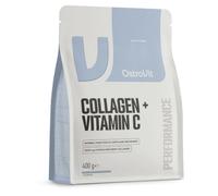 OstroVit Supreme Pure Collagen + Vitamin C 400 g - Hydrolyzed Collagen - L-ascorbic Acid (400 g)