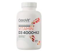 OstroVit Vitamin D3 4000 IU + K2 100 Tabs - Bone & Immune Support