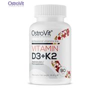 OstroVit Vitamin D3 + K2 (90 Tabs) Unflavoured - Vitamins, Minerals & Health