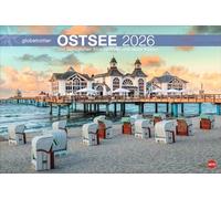Ostsee Globetrotter Kalender 2026 - Von behaglichen Strandkörben und rauen Küsten: Raue Küsten und behagliche Strandkörbe in einem großformatigen ... Wandkalender XL für Urlaubsfeeling zu Hause.