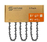 OSTUSE S55 16 Inch Chain for 3/8'' LP Pitch, 0.43'' Gauge, Full Chisel, Fits Remington, Husqvarna, Echo and more