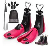 Ostyel 2 Pieces Shoe Stretcher, Shoe Tree for Women and Men, Adjustable Width and Length Shoe Widener, Solve the Problem of Tight and Rubbing Shoes, Shoe Expander for Boots, Sneakers, Trekking Shoes