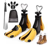 Ostyel 2 Pieces Shoe Stretcher, Shoe Tree for Women and Men, Adjustable Width and Length Shoe Widener, Solve the Problem of Tight and Rubbing Shoes, Shoe Expander for Boots, Sneakers, Trekking Shoes