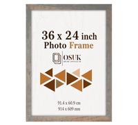 OSUK 36x24 Inch Rustic Silver Picture frames photo frame (61x91.5cm)