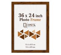 OSUK 36x24 Inch Walnut Picture frames photo frame (61x91.5cm)