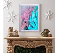 OSUK Antique Style 19x13 Inch Frame Silver Photo Frame with Clear Perspex Front & Wall Mounting to Hang Portrait or Landscape (Silver, 19x13 Inch)