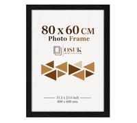 OSUK Black Poster Frames 80 X 60cm Picture Frame Photo Frame Wall